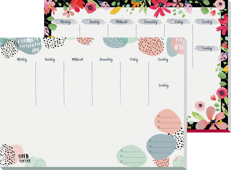 Sigel JOLIE Wochenplaner – undatiert, A3, Rose Inspiration
