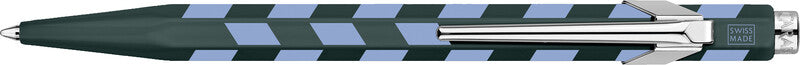 Caran d-Ache Caran d'Ache 849 MOSAIC Special Edition Kugelschreiber – Schwarz, Spitze 1 mm, Druck, Aluminium, dokumentenecht