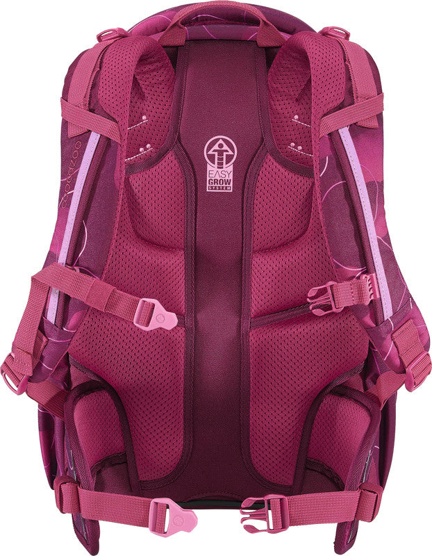 Coocazoo Rucksack Joker – Berry Bubbles – pink – 30,0 × 42,0 × 20,0 cm – recycelter Bestandteil