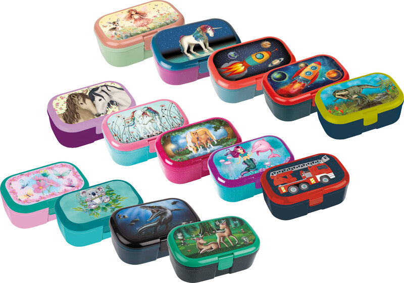 Tapirella Lunchbox – 1,2 l – herausnehmbarer separater Behälter – Kunststoff – 16,5 × 6,5 × 10,5 cm
