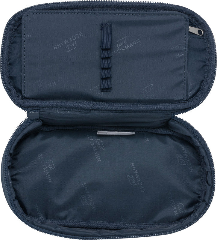 Beckmann Sport Jr. Etui, leer – Blue Hearts – Kunststoff – 22 × 11 × 5 cm
