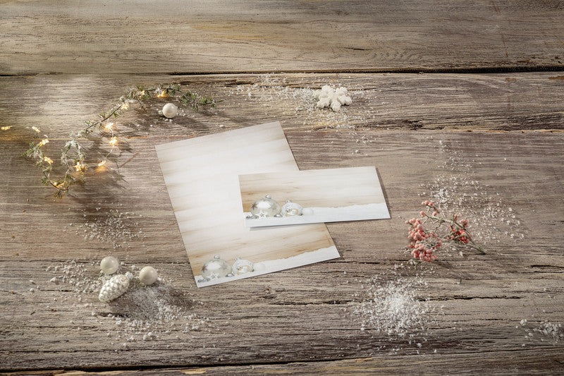 Sigel Motivpapier – A4, 90 g/m², Motiv: Cozy Christmas – für Inkjet/Laser/Kopierer – FSC – 100 Blatt