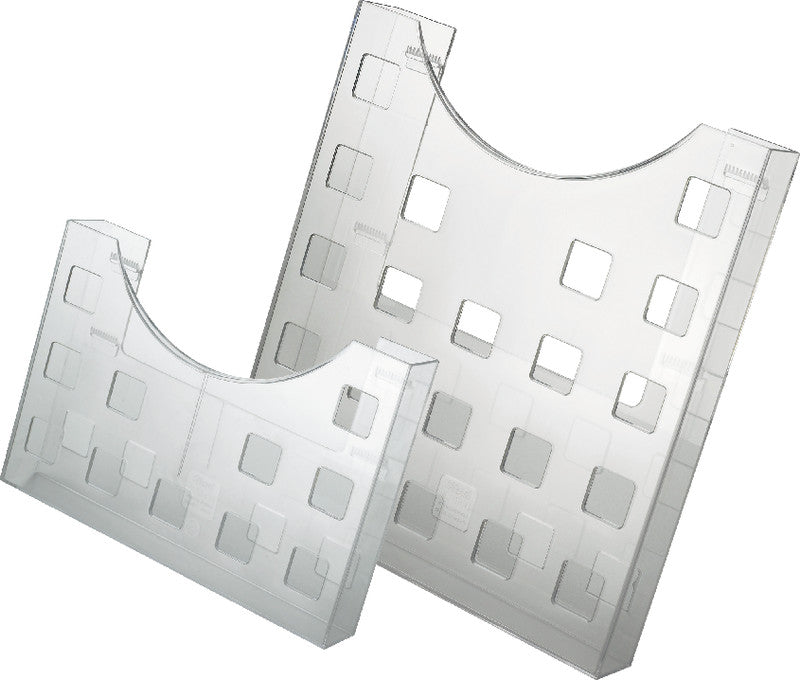 Helit Wandprospekthalter – Kunststoff, transparent, 240 × 170 mm – für A5-Formate