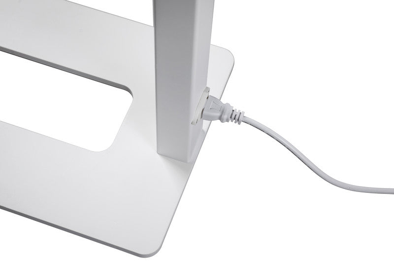Hansa LED Tischleuchte Saphir – Klemmfuss, Touch-Dimmer, Bewegungssensor – 4000 K – 8'000 lm 80 W – Weiss