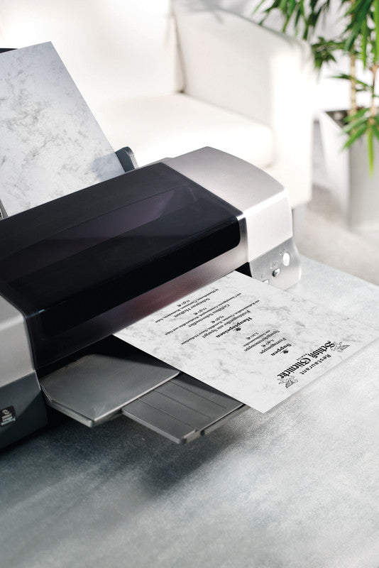 Sigel Marmorpapier Grau – A4, 200 g/m², 50 Blatt