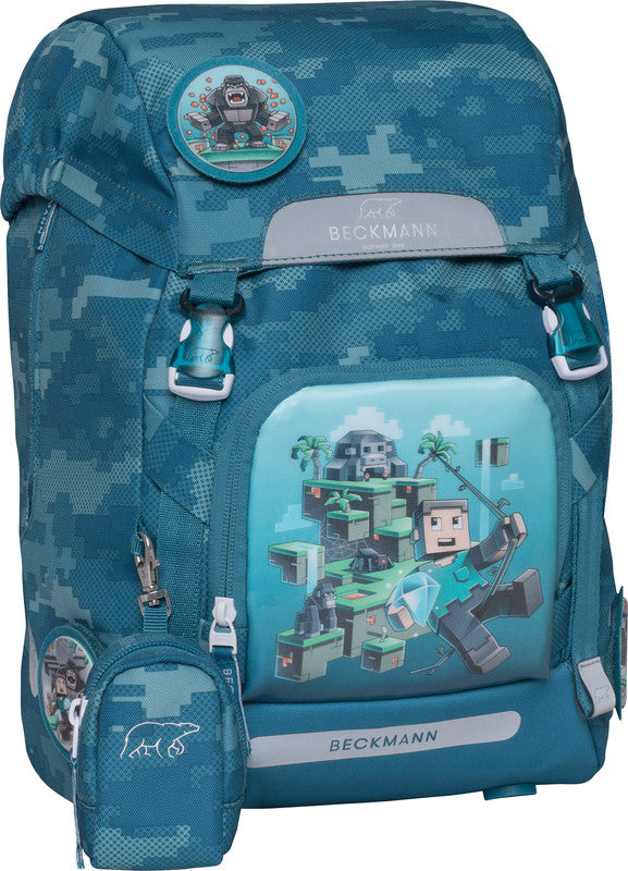Beckmann Classic Schulrucksack 1st – 6-teilig – Jungle Game
