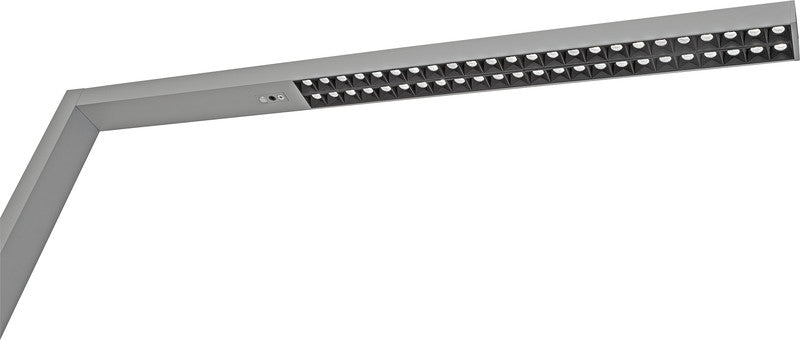 MAUL LED-Stehleuchte Sirius Colour Vario – Touchfeld, dimmbar – 3000–5700 K – 10’110 lm 66 W – Silber