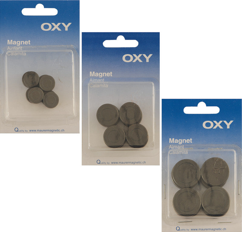 Oxy esthétique Oxy – Starter-Kit – inkl. 8 Magnete, Ø 20 mm, Höhe 5 mm – für Whiteboards