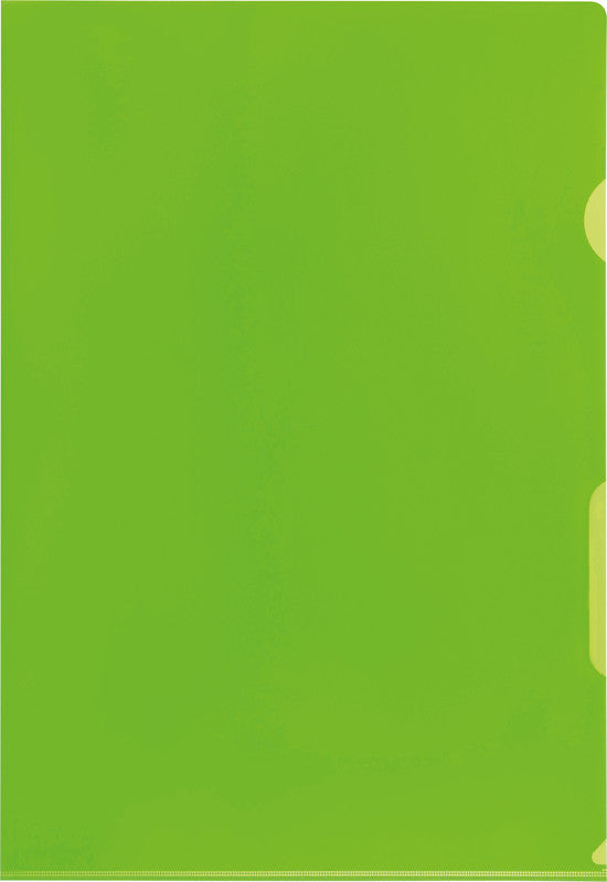 Kolma Sichtmappe A4 – 100er-Pack, Kiwi, Kunststoff, blendfrei, 120 µm