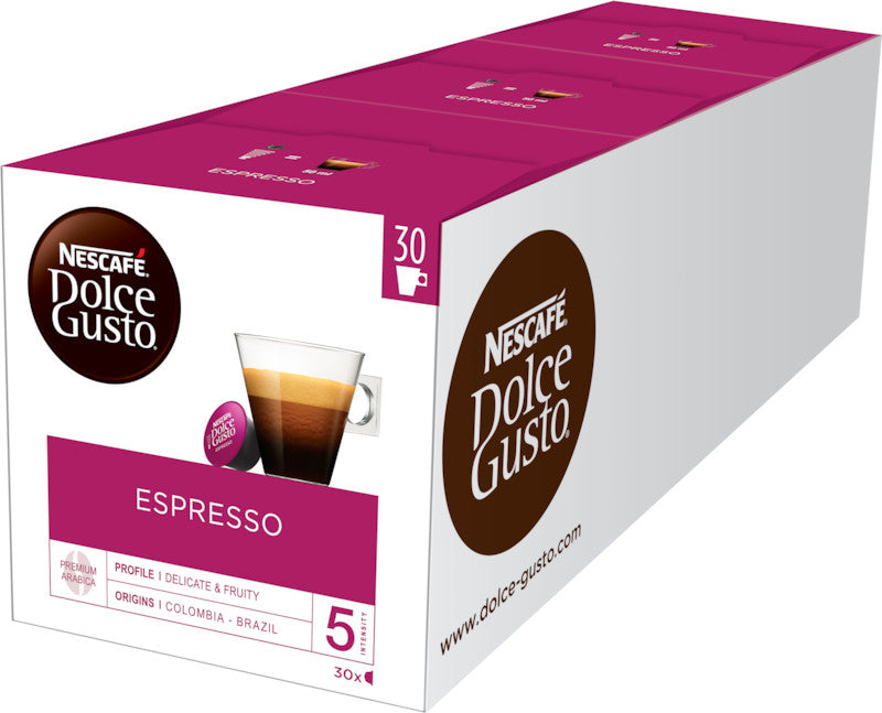 Nescafé Dolce Gusto Kaffeekapseln Espresso – für Dolce Gusto – Intensität 5 – 16 Kapseln