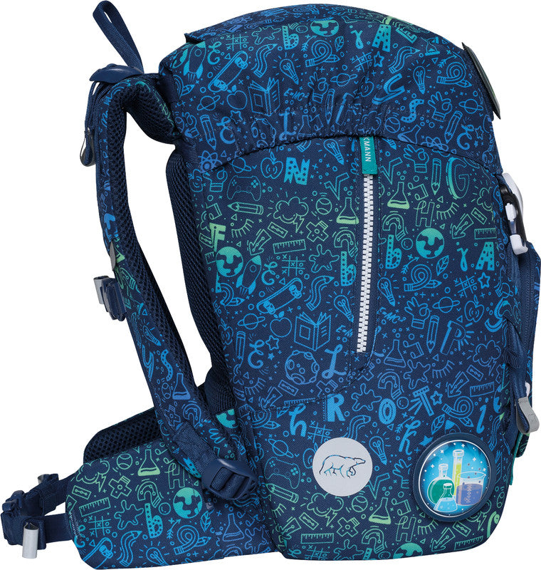 Beckmann Schulrucksack Classic – Science – 22 l – 24,0×37,0×25,0 cm