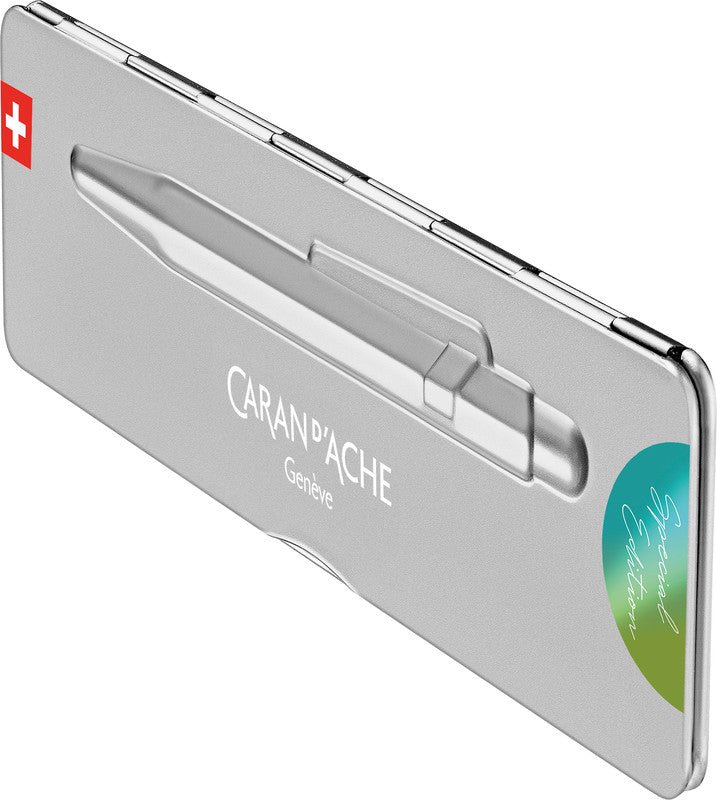 Caran d-Ache Kugelschreiber – Arktisgrün, Aluminium