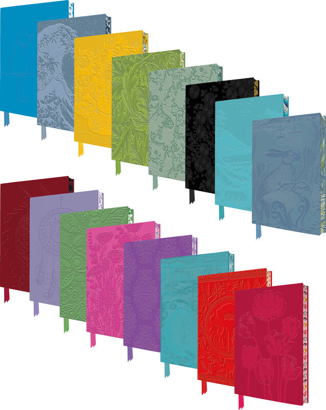 Denkzettel Notizbuch – A6 – 176 Seiten – 80 g/m² – gebunden, abgerundete Ecken, Zeichenband, schwarz