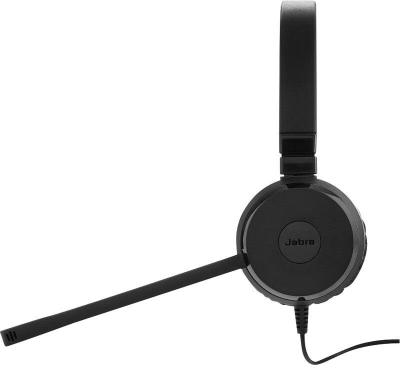 Jabra Evolve 20 – Duo Headset – USB‑A, Rauschunterdrückung, Stummschaltung – Schwarz