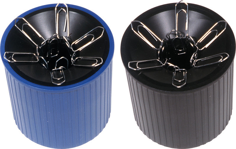 Helit Klammerspender – Kunststoff, Schwarz, 72 × 73 mm