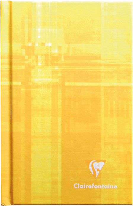 Clairefontaine Notizbuch, 75 × 120 mm, kariert 5 mm, Hardcover, 128 Seiten, 90 g/m² – sortiert