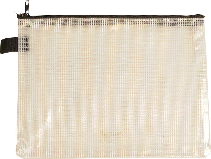 Rexel Reissverschlusstasche – für A5-Dokumente – 247 × 183 mm, Kunststoff, Schwarz – 1 Stück