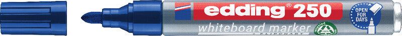 Edding Whiteboard-Marker 250 – Rundspitze 1,5-3 mm – Sortiert – 4er-Set – Trocken abwischbar