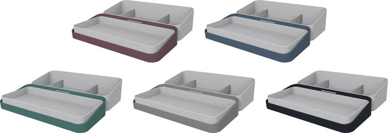Helit Tisch Organizer – für Smartphone und Stifte – 225 × 100 × 56 mm