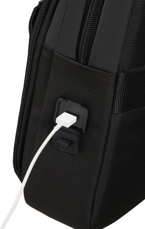 Samsonite Mysight Notebook-Tasche – 12,5 l, Aufsteckfunktion, recyceltes PET (rPET), Schwarz