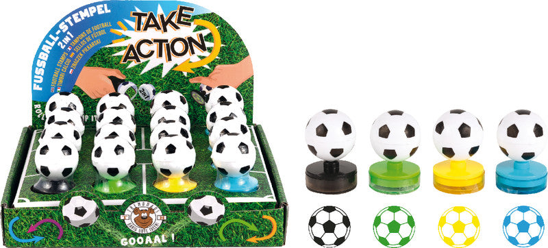 Trendhaus Motivstempel – Fussball, selbstfärbend, sortiert