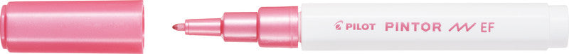 Pilot Pigmentmarker Pintor – Rundspitze 0,5-0,7 mm – Pink Metallic – Für dunkle Oberflächen geeignet