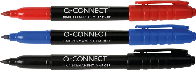Q-Connect Permanent Marker – schwarz