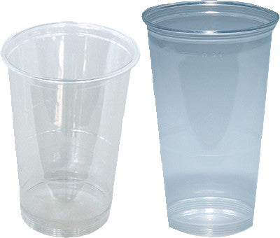 Noname Trinkbecher PET – 2 dl, transparent, 50 Stück