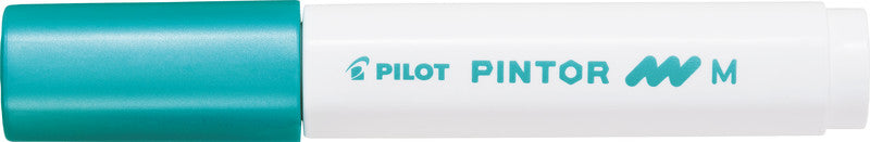 Pilot Pigment-Marker Pintor – Rundspitze 1,5-2,2 mm – Sortiert – 6er-Set – Für dunkle Oberflächen geeignet