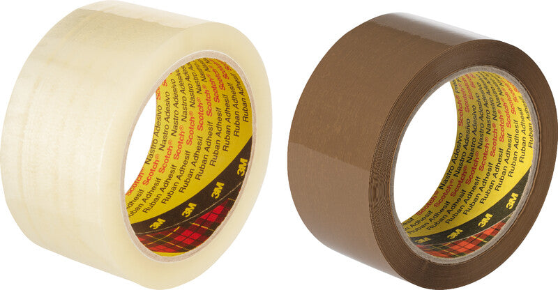 Scotch Verpackungsband PP 371 – permanent, glatt, PP, 25 mm × 66 m, transparent, Kern Ø 75 mm