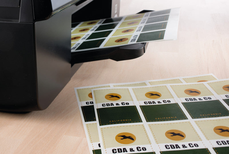 HERMA Anhängeetiketten – rechteckig 52,5 × 93,5 mm, weiss, A4, perforiert, mit Loch, 100 Blatt (1'200 Stk.)