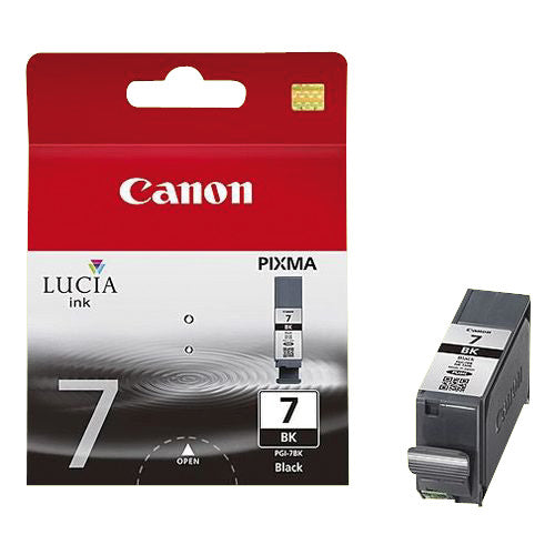 Canon Tintenpatrone PGI-7BK, Schwarz, 570 Seiten – für Tintenstrahldrucker/Multifunktionsgeräte