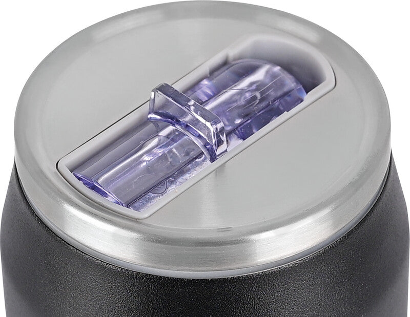 Estia Trinkdose – 5 dl – Edelstahl, isoliert, mit Strohhalm – Midnight Black