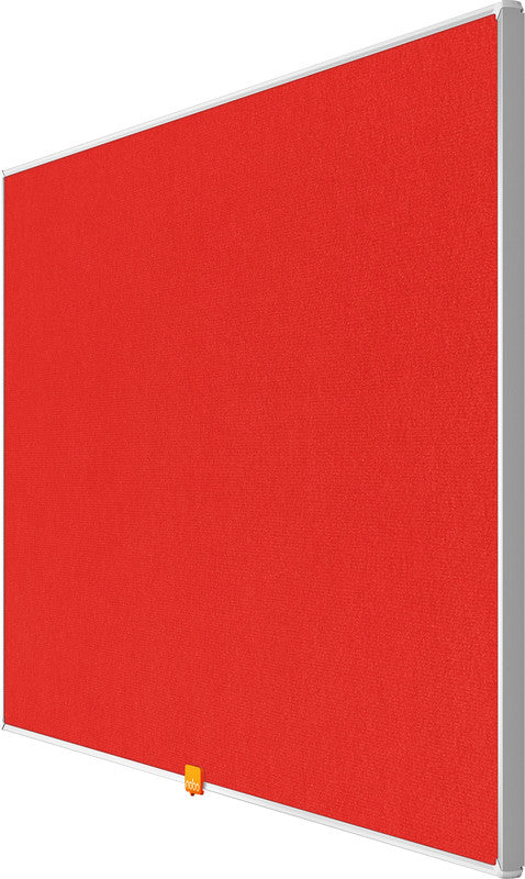 Nobo Pinnwand – Filz – 90 × 51 cm, rot, Widescreen