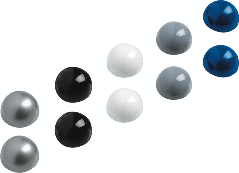 MAUL Kugelmagnet – 3 × 2 cm, Kunststoff, Schwarz – für Whiteboards