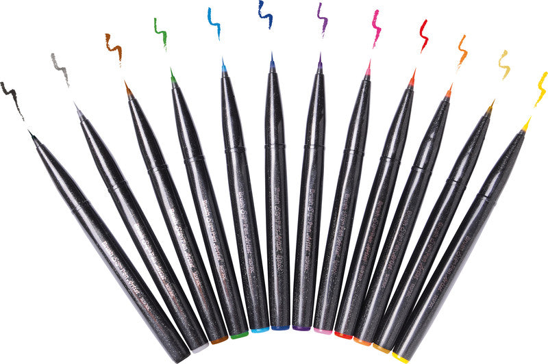 Pentel Filzstifte, Strichbreite 0,03–2 mm, auswaschbar, 1 Stk.