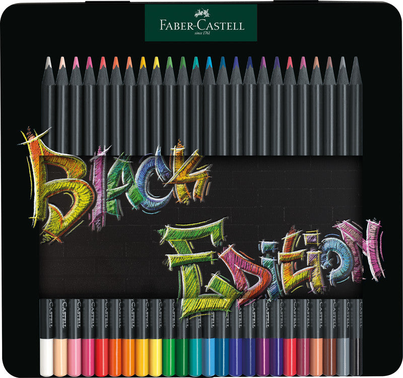 Faber-Castell Buntstifte Classic – 24 Farben, im Metalletui, Ø 3 mm, dreikantig, FSC