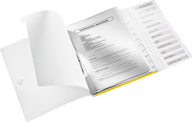 Leitz Trennblatt – Kunststoff (PP), Gelb, WOW, 1 Stk.