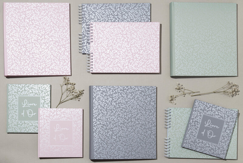 Exacompta Fotoalbum – für 320 × 220 mm, Salbei, Spiralbindung