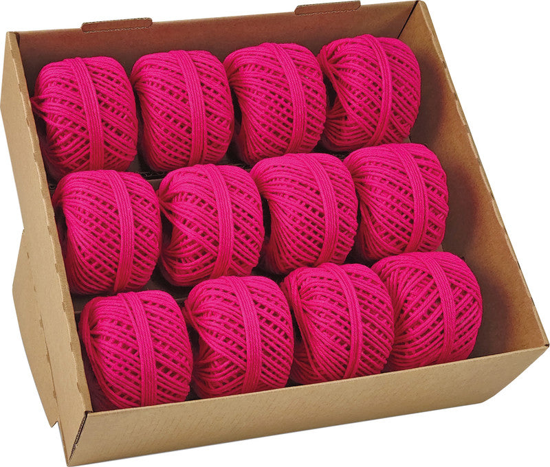 Präsent Kordel – Baumwolle, biologisch abbaubar, kompostierbar – 2 mm × 15 m – pink
