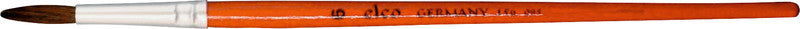 Elco Pinsel Aquarellpinsel – Ponyhaar, Länge 190 mm, Aluminiumzwinge, für Gouache, Zeichenkohle (u. a.)