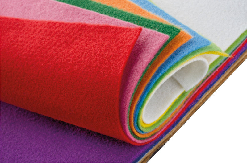 Folia Bastelfilz – Orange – 300 × 450 mm, 1 Bogen, 3,5 mm