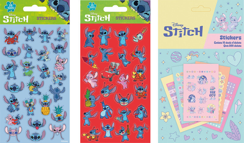 Disney Schmucketiketten, selbstklebend, Lilo & Stitch – sortiert – 800 Stk.