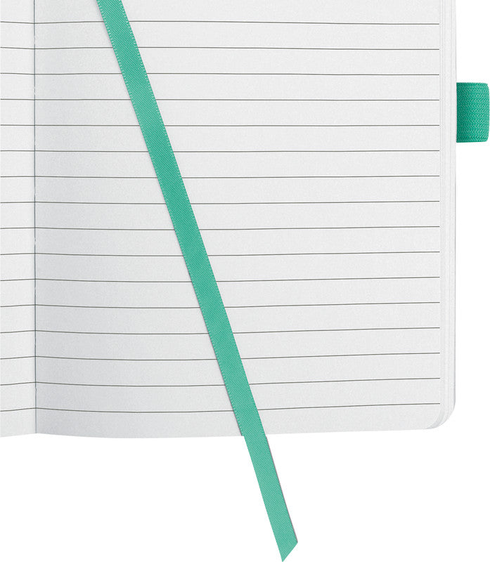Sigel Notizbuch A6, liniert, Fadenheftung, Karton, 174 Seiten, perforiert, 80 g/m² – mintgrün
