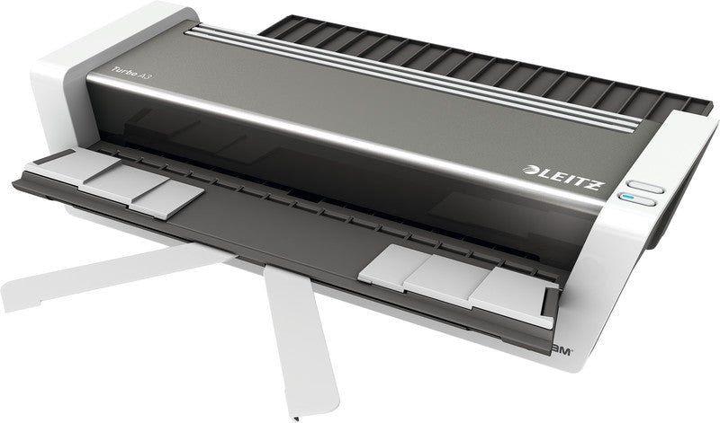 Leitz iLAM Touch 2 Turbo Laminiergerät A3 – Heisslaminator, bis 250 µm, 6 Rollen, 1'500 mm/min, anthrazit