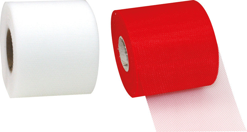 Präsent Tüllband – Rot – 7,2 × 5000 cm