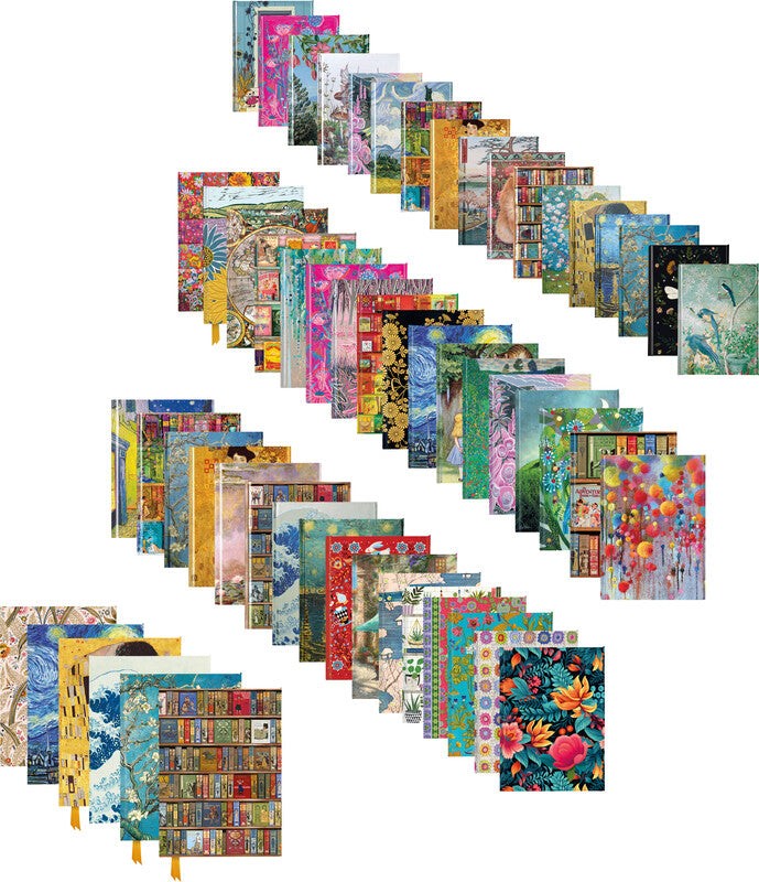 Flame Tree – Notizbuch A6, liniert, Hardcover, 176 Seiten, 80 g/m² – mehrfarbig