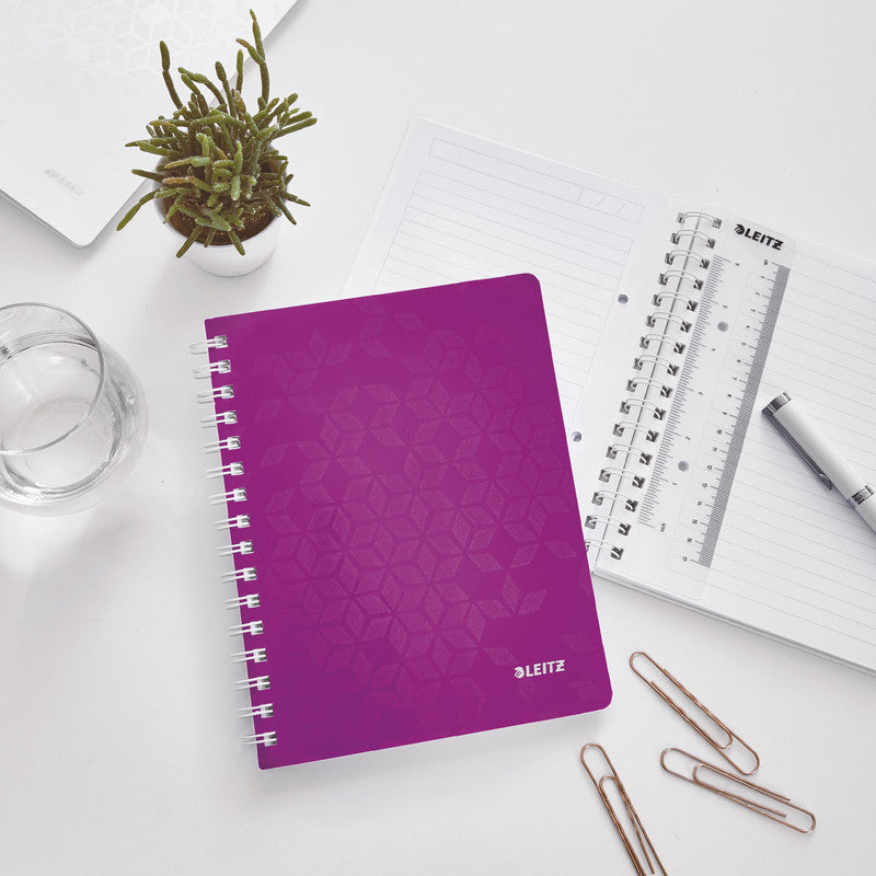 Leitz Notizbuch WOW, A5, 80 Seiten – violett