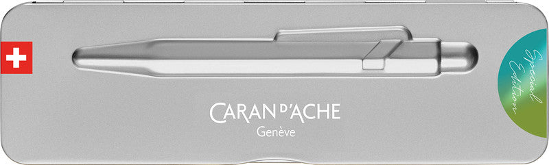 Caran d-Ache Kugelschreiber – Arktisgrün, Aluminium