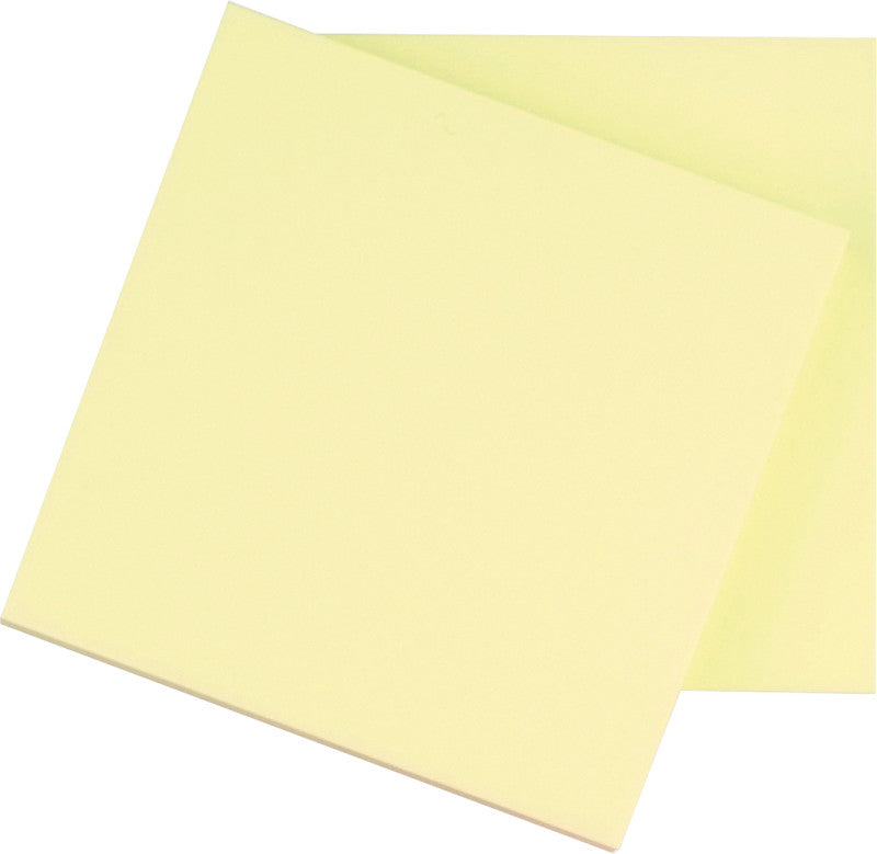 Q-Connect Haftnotizen – 127×76 mm – gelb, 100 Blatt, recyclingfähig